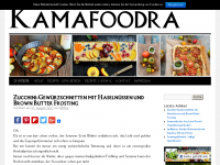 Screenshot des Blogs Kamafoodra