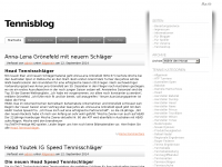 Screenshot des Blogs tennisblog
