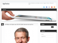 Screenshot des Blogs AppTestsss
