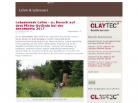 Screenshot des Blogs Clayblog – Lehm & Lebensart