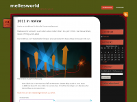 Screenshot des Blogs mellesworld / Caution – Aries like me try to run trough walls!