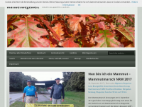 Screenshot des Blogs www.wanderwegewelt.de