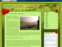 Screenshot des Blogs Toskana Urlaub