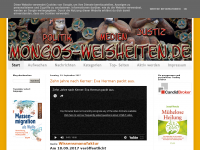 Screenshot des Blogs Mongos-Weisheiten