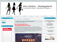 Screenshot des Blogs Ihre Online – Modegalerie