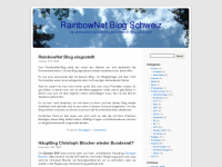 Screenshot des Blogs RainbowNet Blog Schweiz