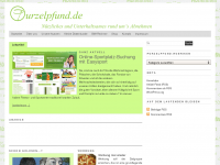 Screenshot des Blogs Purzelpfund.de