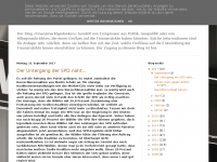 Screenshot des Blogs Finanzmarktgedanken