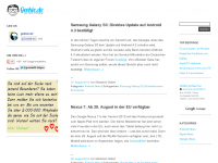 Screenshot des Blogs iPad Zentrale.de