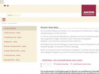 Screenshot des Blogs News Akon Robotics zu Schweißroboter – Palettieranlagen und Greifersysteme