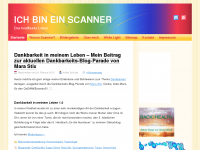 Screenshot des Blogs Ich bin ein Scanner