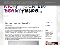 Screenshot des Blogs Nicht noch ein Beautyblog…