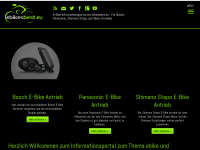 Screenshot des Blogs ebike und Elektrofahrrad Informationsportal