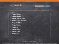 Screenshot des Blogs bevogued