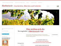 Screenshot des Blogs Herbstgeschichten