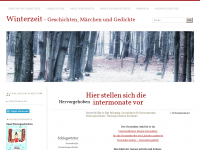 Screenshot des Blogs Wintergeschichten