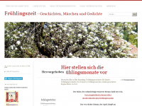 Screenshot des Blogs Frühlingsgeschichten