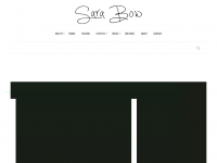 Screenshot des Blogs Sara Bow
