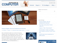 Screenshot des Blogs Hardware Grundlagen Blog