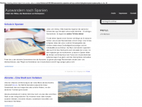 Screenshot des Blogs Auswandern nach Spanien