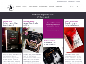 Screenshot des Blogs Blücher – der Bücher Blog