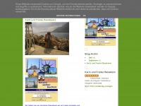 Screenshot des Blogs Karin und Franks Reisebuero