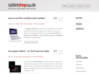 Screenshot des Blogs TabletShop24