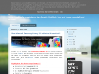 Screenshot des Blogs HandyDealz! Warum teuer wenns auch günstig geht