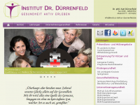 Screenshot des Blogs Institut Dr. Dürrenfeld – Gesundheit aktiv erleben