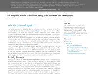 Screenshot des Blogs Ahjeda´s Computer-Gesundheits-Fitness-Weblog