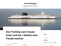 Screenshot des Blogs Blogging und Webpromotion