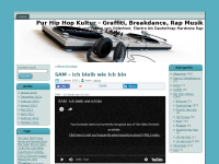 Screenshot des Blogs Pur Hip Hop Kultur