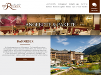 Screenshot des Blogs Wellnesshotel Rieser