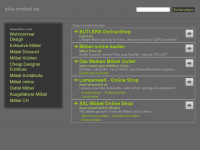 Screenshot des Blogs Moderne ud Exklusive Möbel