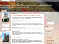 Screenshot des Blogs Around the world – Der Blog rund um Auslandsaufenthalte