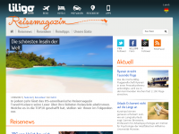 Screenshot des Blogs Reise-Blog von liligo.com