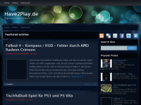 Screenshot des Blogs Have2Play.de
