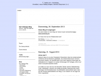 Screenshot des Blogs Karl Olsbergs Blog