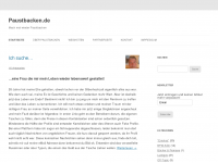 Screenshot des Blogs Paustbacken
