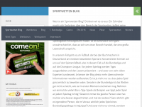 Screenshot des Blogs Sportwettenblogger.de | Das Sportwetten Blog für Wett Tipps