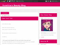 Screenshot des Blogs sunshinesbeautyblog
