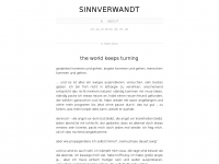 Screenshot des Blogs sinnverwandt