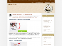 Screenshot des Blogs Tassen Blog