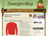 Screenshot des Blogs Zwergen-Blog