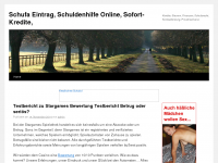Screenshot des Blogs Schuldenfalle-Schufa.de