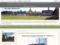 Screenshot des Blogs Dresdner-Bauten