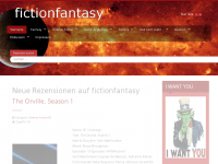 Screenshot des Blogs fictionfantasy