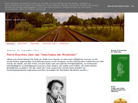 Screenshot des Blogs Gleisbauarbeiten