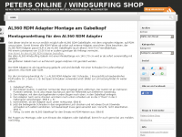 Screenshot des Blogs Peters-Online-Shop / Peters Windsurfing Shop