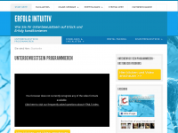 Screenshot des Blogs Erfolg-Intuitiv